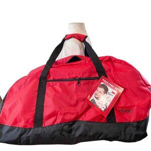 HUGO BOSS Duffle Gym Bag Red & Black